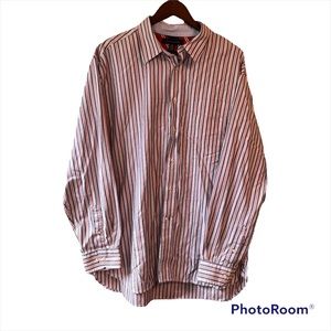 Tommy Hilfiger Men's XL Button up Red White & Blue